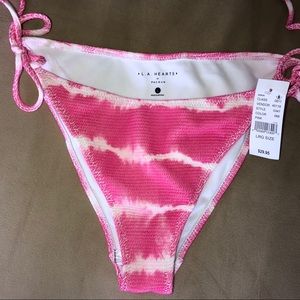 LA Hearts Layla Tie Dye Scrunch Bikini Bottom